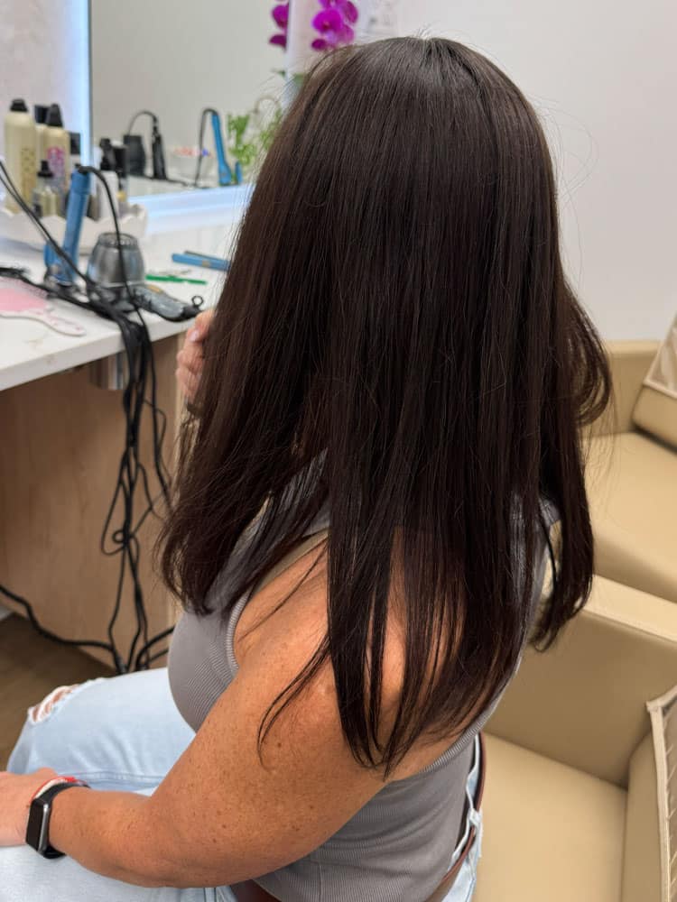 Delray Beach FL salon hair topper makeover comparison