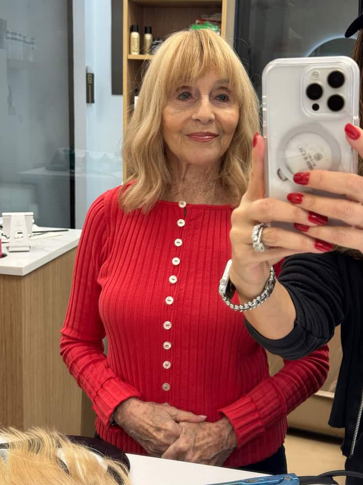 Delray Beach hair topper installation results—before and after photos